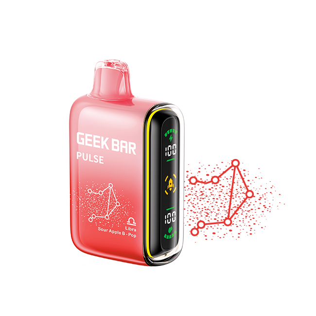 Geek Bar Pulse 7500 Puffs 5% Sour Apple Blow Pop