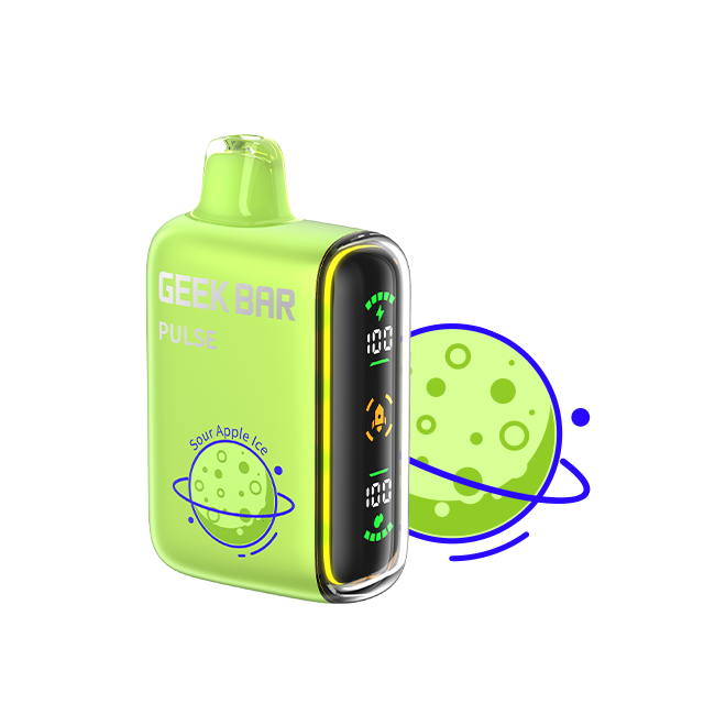 Geek Bar Pulse 7500 Puffs 5% Sour Apple Ice