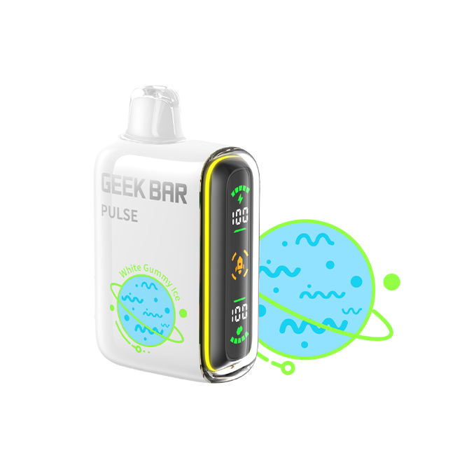 Geek Bar Pulse 7500 Puffs 5% White Gummy Ice