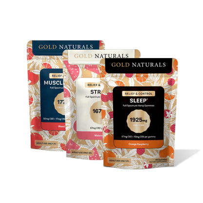 Gold Naturals D9 Gummies 1Ct Group Photo