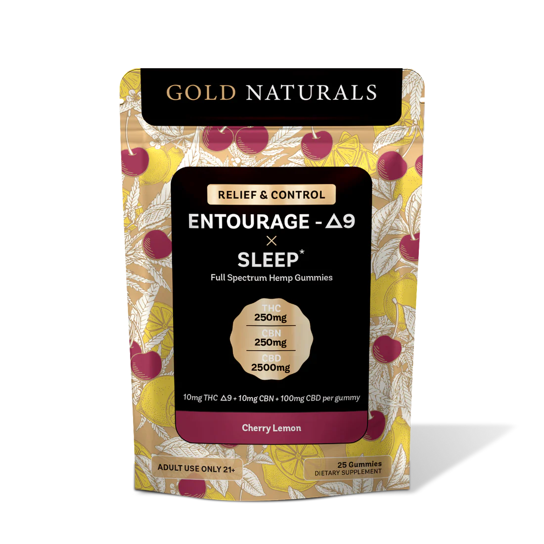 Gold Naturals Entourage D9 10Ct Cherry Lemon (Sleep)