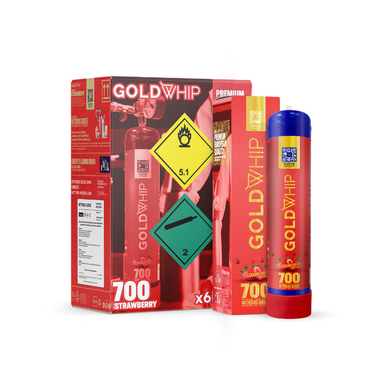 Gold Whip 700s Strawberry with packaging