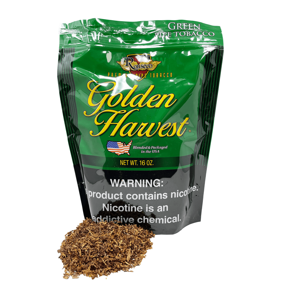 Golden Harvest 16 Oz Pipe Tobacco Green