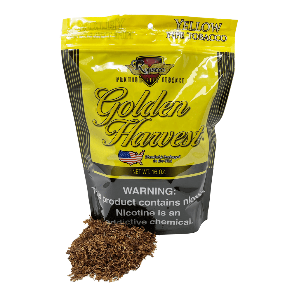 Golden Harvest 16 Oz Pipe Tobacco Yellow