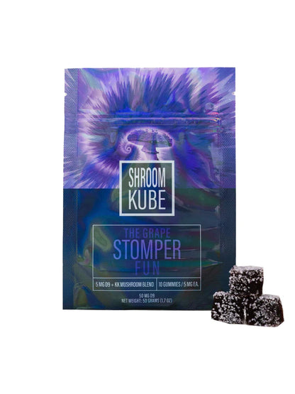 Shroom Kube 10pk The Grape Stomper Fun packaging