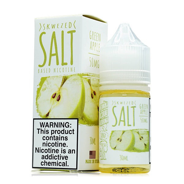 Skwezed Salt Series E-Liquid 30mL (Salt Nic) | Green Apple