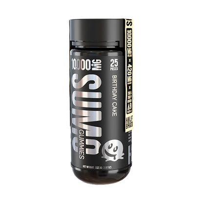 Half Baked Huuge Sumo Gummies (25ct Jar/-10,000MG+) | Birthday Cake