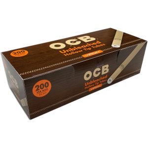 OCB UNBLEACHED HOLLOW TIP TUBES KING 5PK