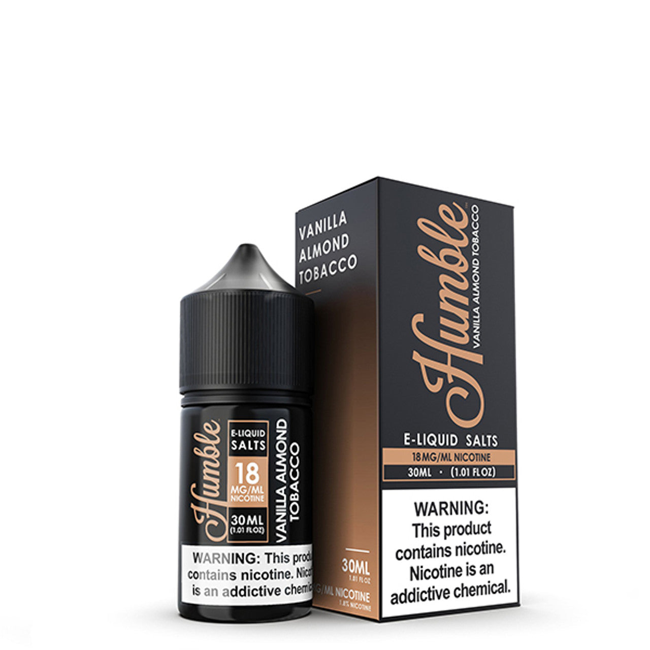 Humble TFN Salt Series E-Liquid 30mL (Salt Nic) Vanilla Almond Tobacco with Packaging