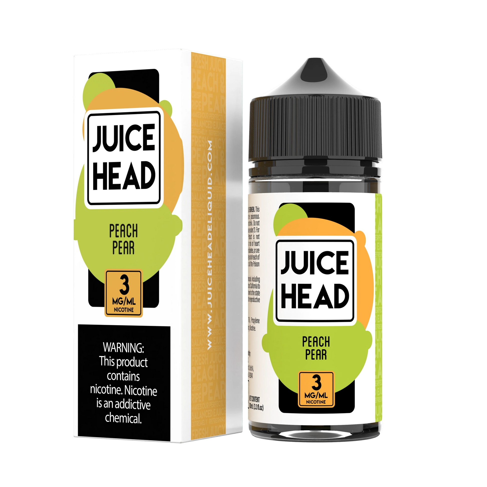 Juice Head 60mL 2PK Peach Pear with Packaging