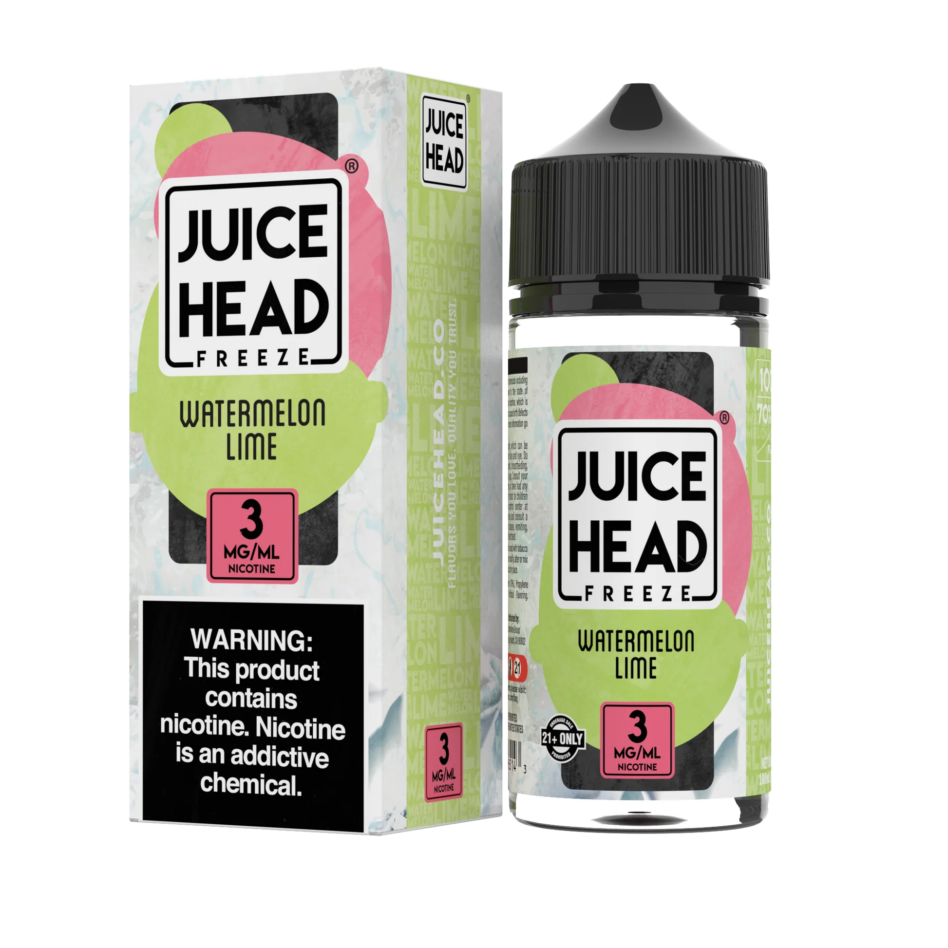 Juice Head 60mL 2PK Freeze Watermelon Lime with Packaging