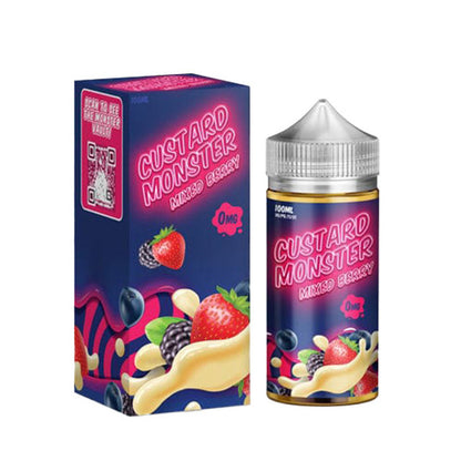 Jam Monster Series E-Liquid 100mL (Freebase) • Original, Ice, Lemonade, Etc.