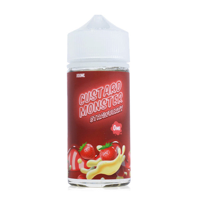 strawberry custard vape juice Jam Monster Series E-Liquid 100mL (Freebase)