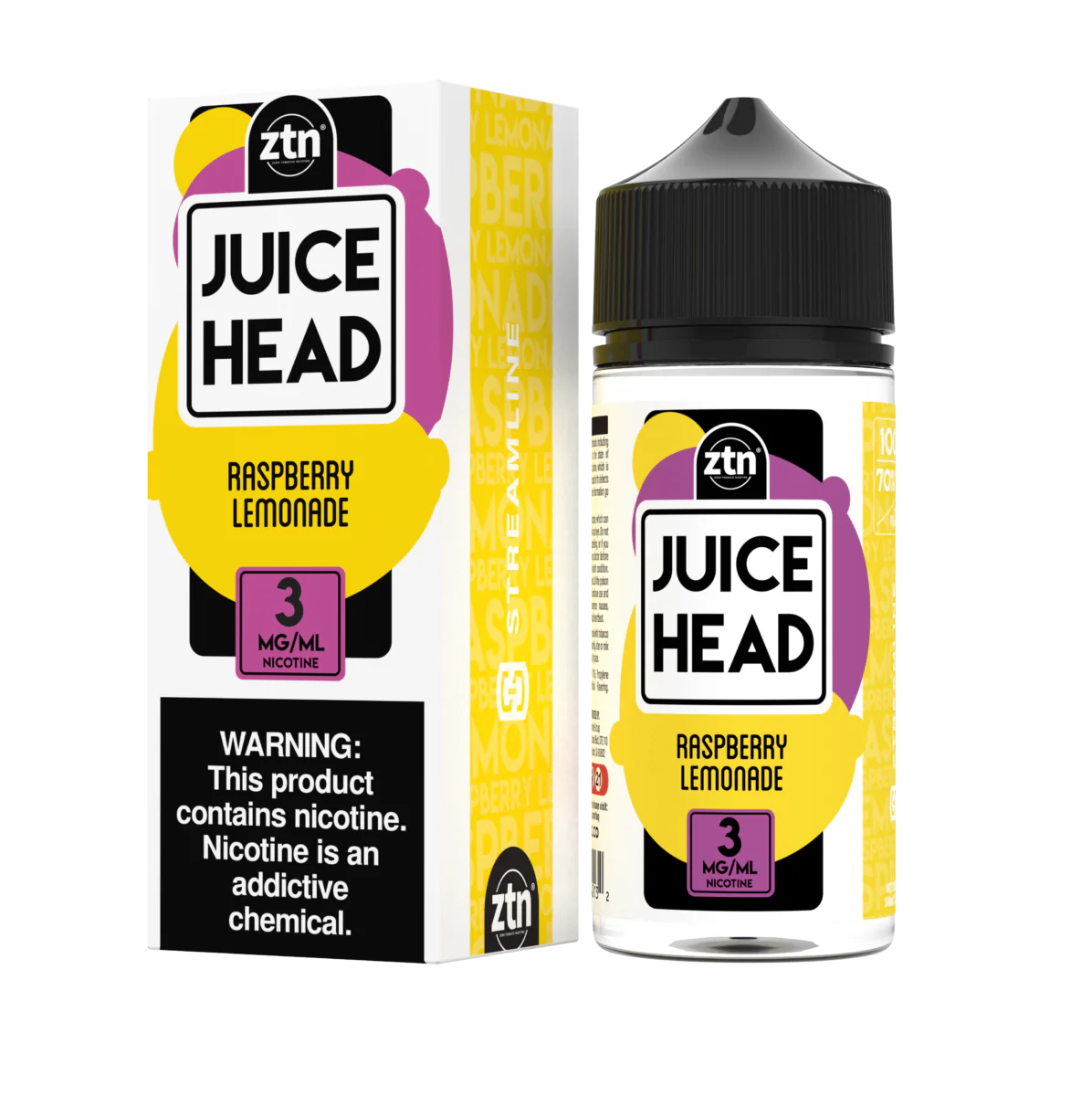 Juice Head 60mL 2PK Raspberry Lemonade with Packaging