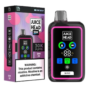Juice Head 30K 5Ct Grape Pop   - With packaging