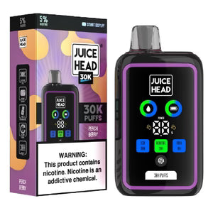 Juice Head 30K 5Ct Peach Berry - With packaging