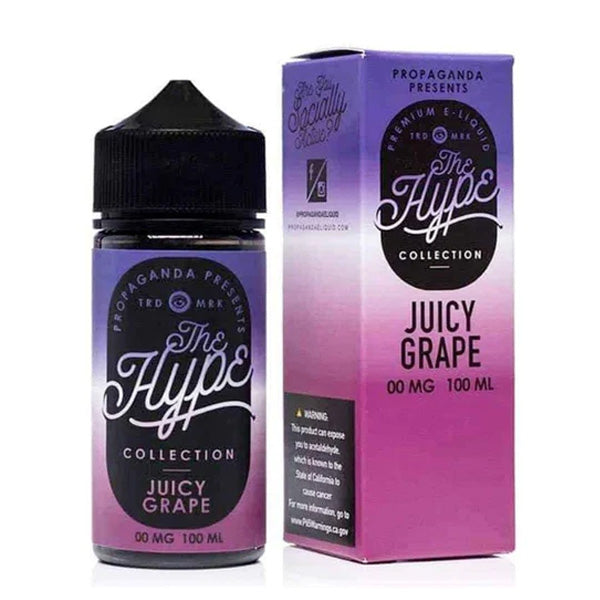 The Hype by Propaganda E-Liquid 100mL (Freebase) | Juicy Grape with packaging
