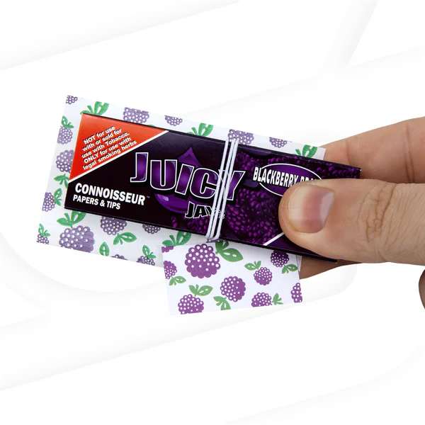 Juicy Jar'S Connoisseur Papers & Tips | Blackberry Brandy with packaging