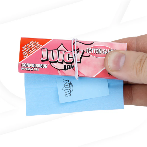 Juicy Jar'S Connoisseur Papers & Tips | Cotton Candy with packaging