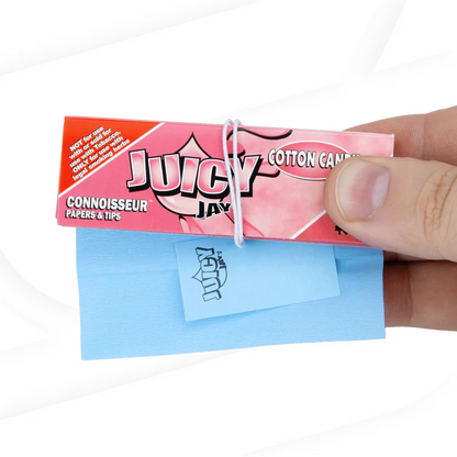 Juicy Jar'S Connoisseur Papers & Tips | Cotton Candy with packaging