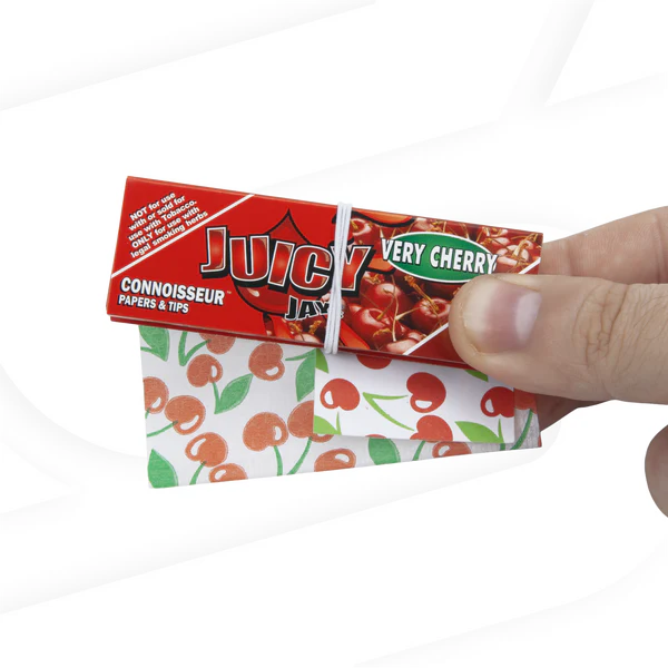 Juicy Jar'S Connoisseur Papers & Tips | Very Cherry with packaging