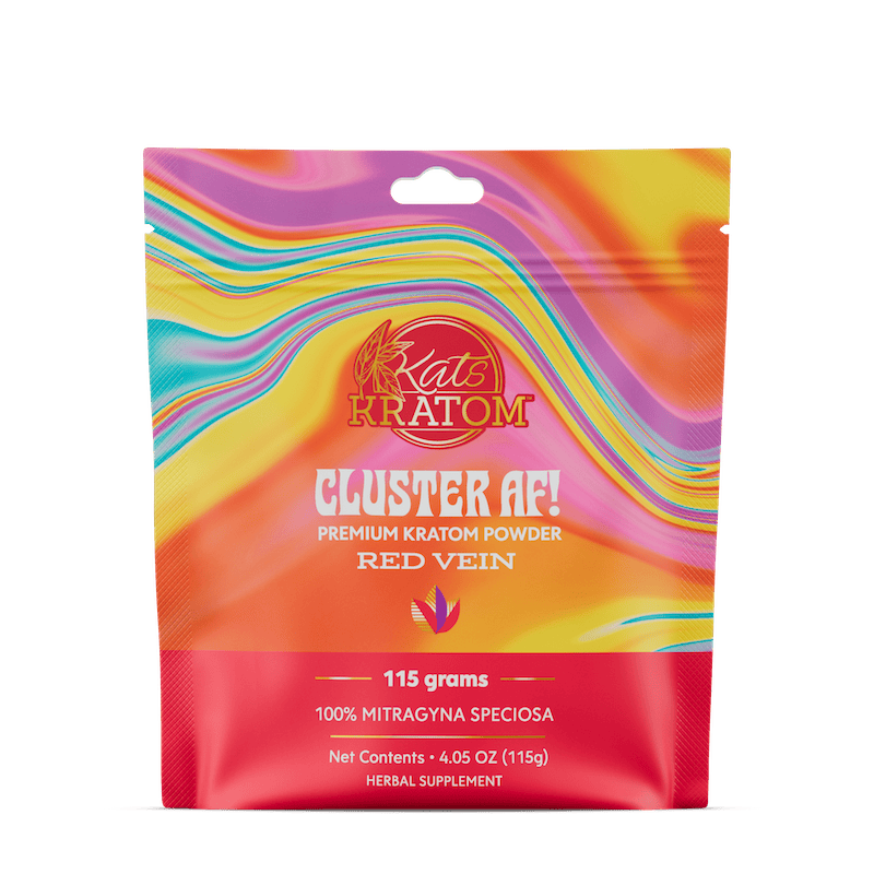 Kats Kratom Cluster AF! Red Vein 115G (Powder)