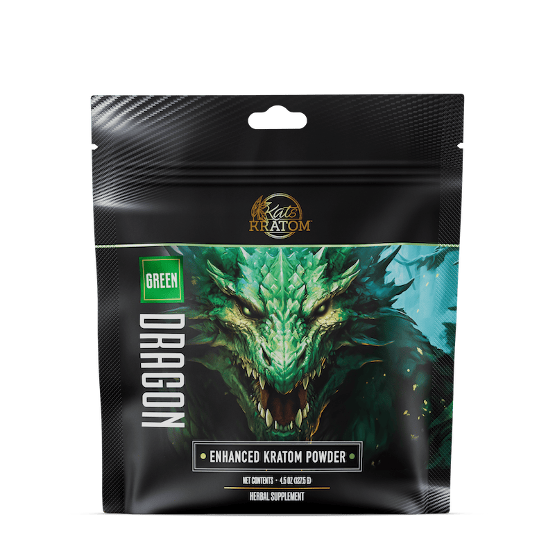 Kats Kratom Dragon Green (127.5g) Powder