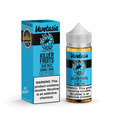 Vapetasia Series E-Liquid 100mL | Killer Fruits Blue Razz with Packaging