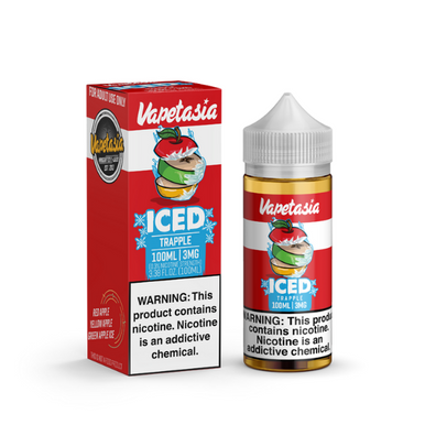 Vapetasia Series E-Liquid 100mL | Trapple Iced with Packaging