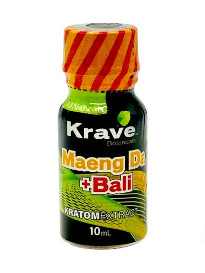 Krave Kratom Extract (10ML) (12PK) Maeng Da+Bali