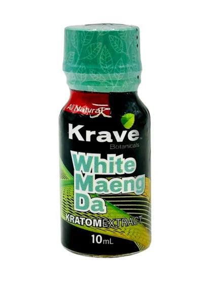 Krave Kratom Extract (10ML) (12PK) White Maeng Da