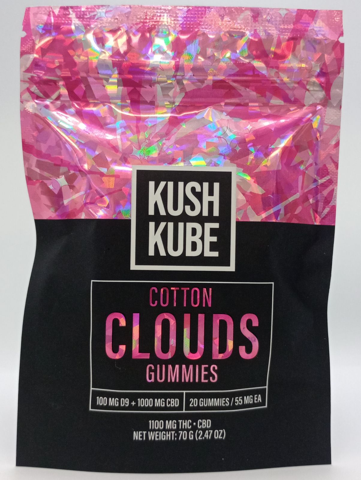 Kush Kube 20 Gummies Cotton Clouds
