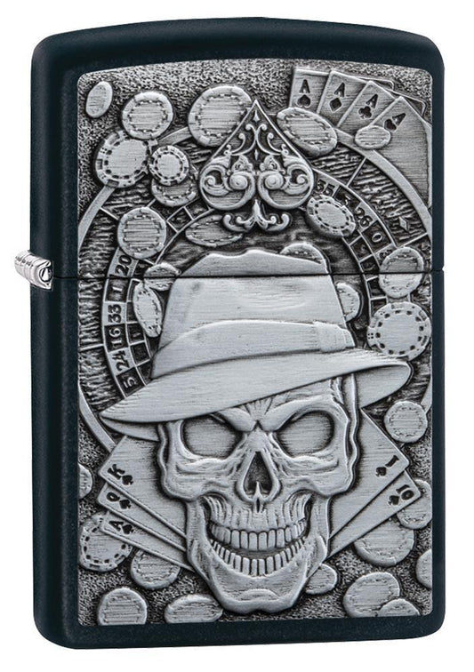 ZIPPO 53.95 GAMBLING SKULL 49183