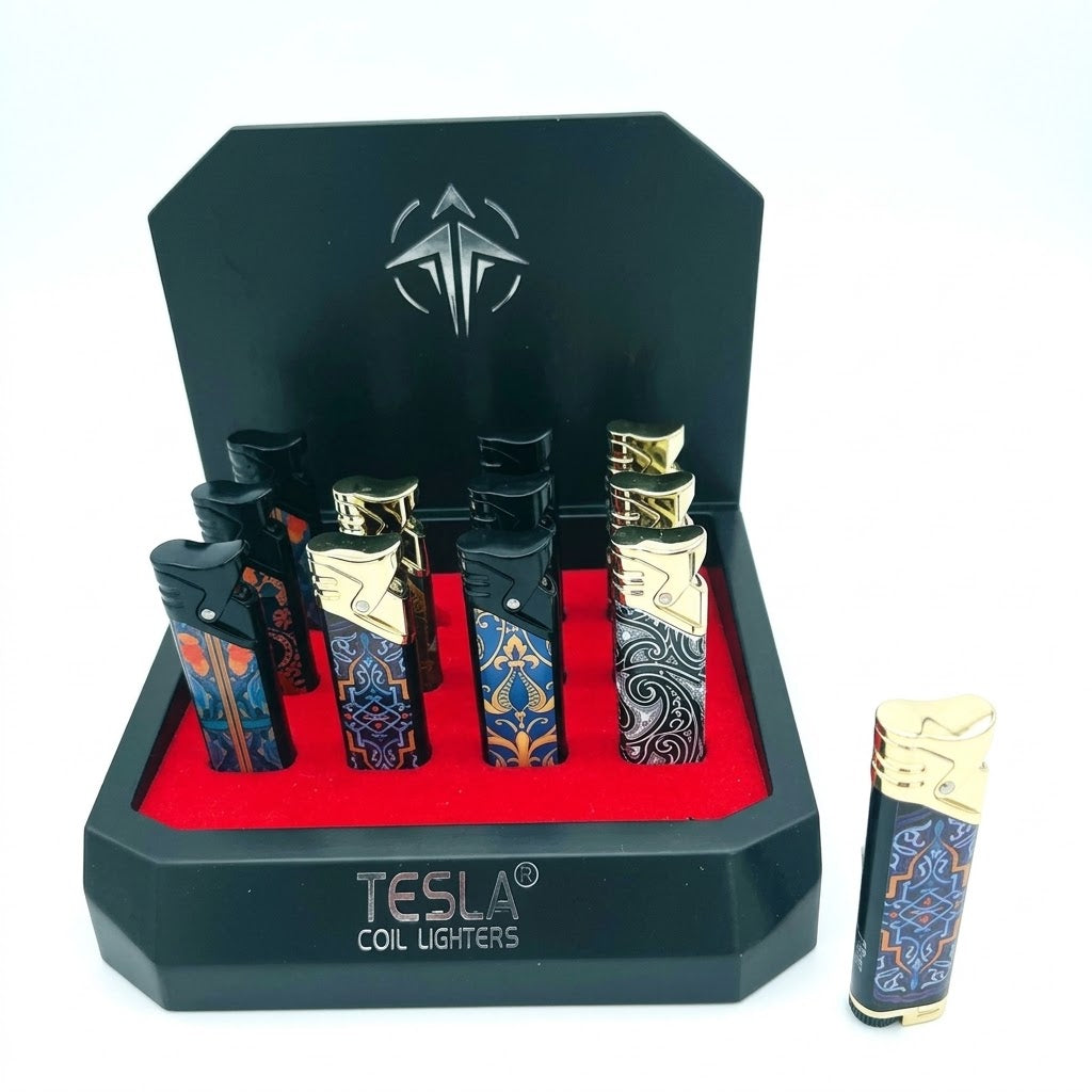 TESLA TORCH SLIM MODERN TORCH SLIDE DOWN 12CT 61770