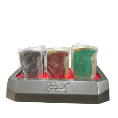 TESLA TORCH W/CIGAR PUNCH 12CT 61764 WITH PACKAGING