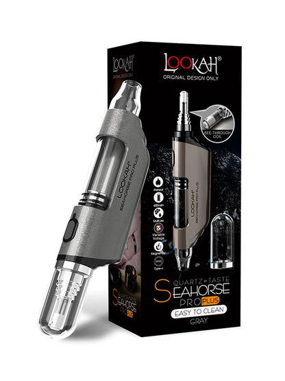 Lookah Seahorse Pro Plus Gray with packaging