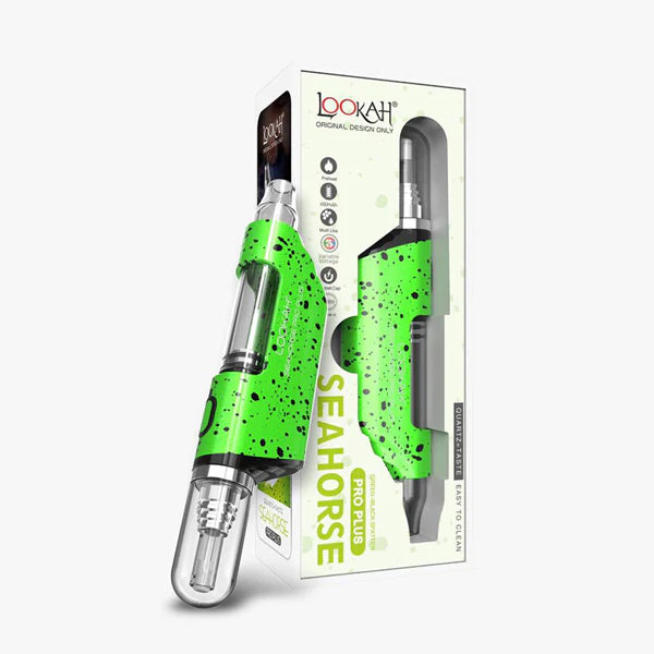 Lookah Seahorse Pro Plus | Green Black with Packaging