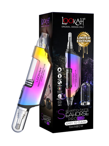 Lookah Seahorse Pro Plus Rainbow with Packaging