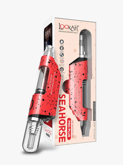 Lookah Seahorse Pro Plus Red Black with packaging