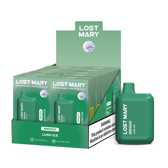 Lost Mary Bm5000 3% 10Pk - LUSHICE - with packaging