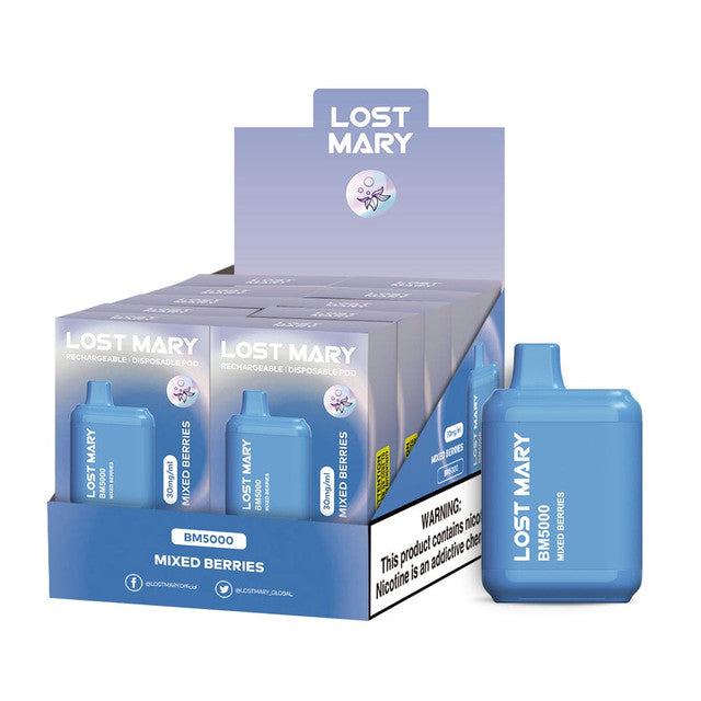 Lost Mary Bm5000 3% 10Pk - MIXEDBERRIES - packaging