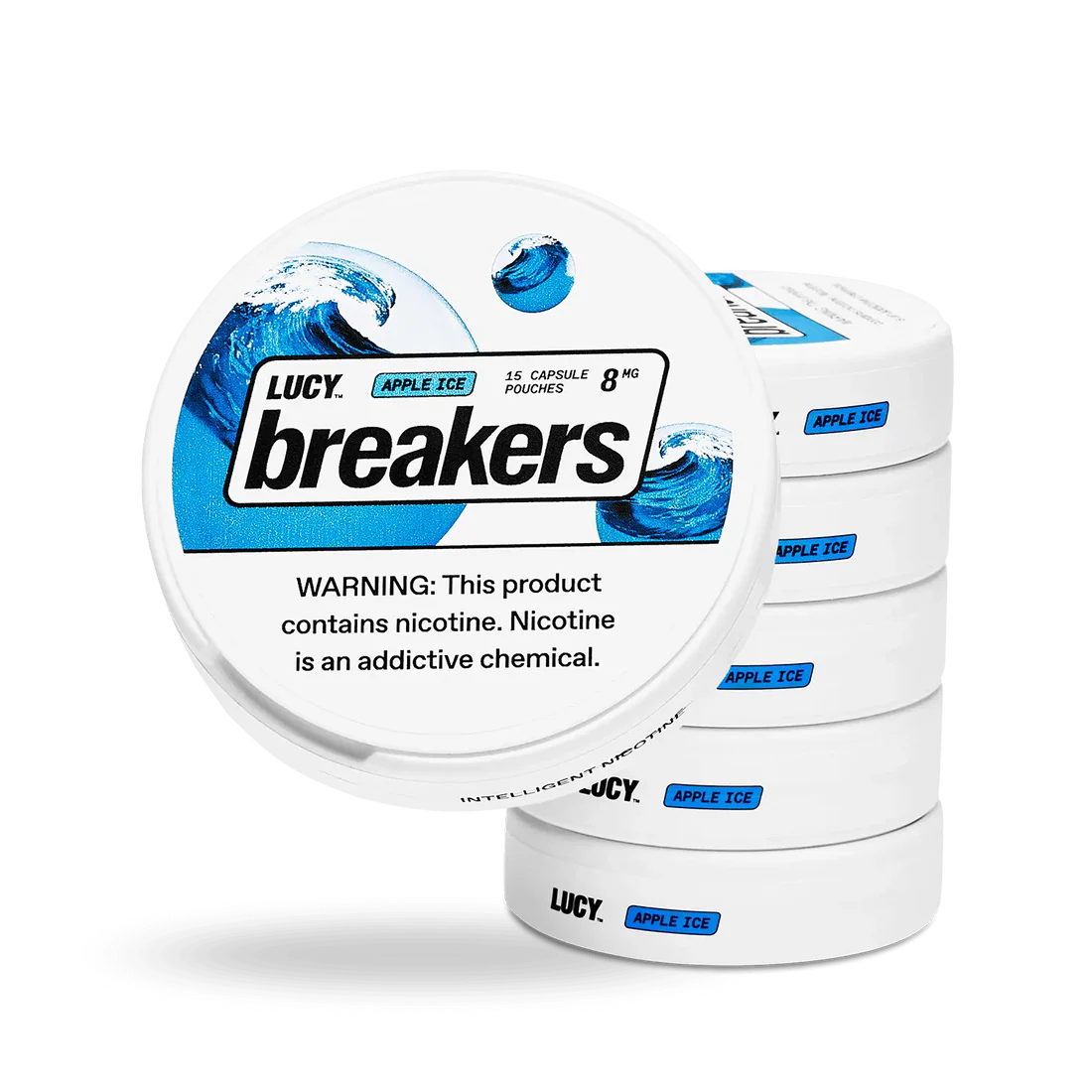 Lucy Breakers Pouches 1.35Oz Apple Ice| 8mg