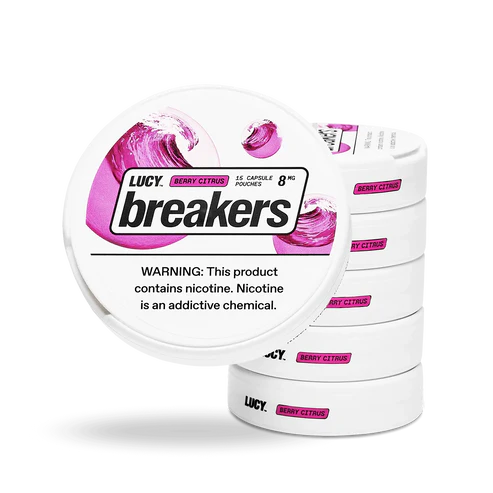 Lucy Breakers Pouches 1.35Oz Berry Citrus 8mg
