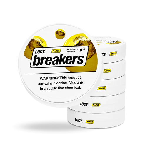 Lucy Breakers Pouches 1.35Oz Mango 8mg