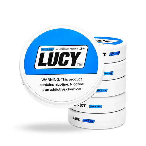 Lucy Nicotine Pouches 3.9 Oz Apple Ice 12mg