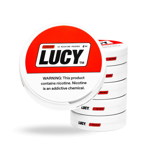 Lucy Nicotine Pouches 3.9 Oz Cinnamon 4mg