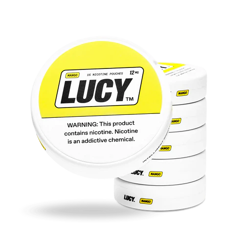 Lucy Nicotine Pouches 3.9 Oz Mango 12mg