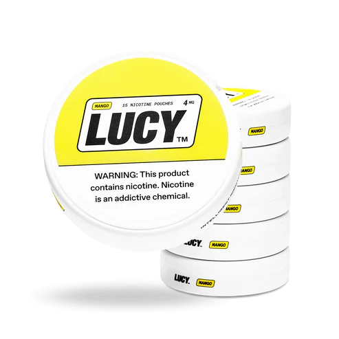 Lucy Nicotine Pouches 3.9 Oz Mango 4mg