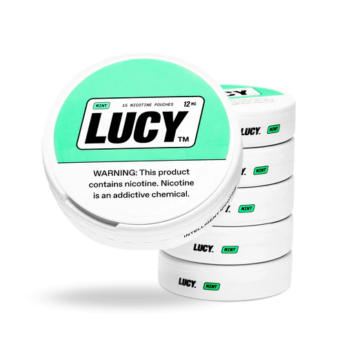 Lucy Nicotine Pouches 3.9 Oz Mint 12mg