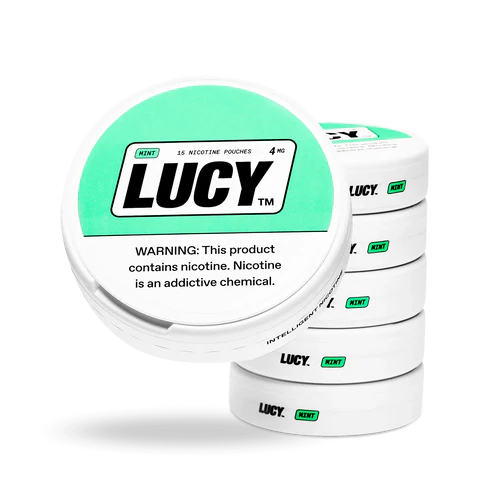 Lucy Nicotine Pouches 3.9 Oz Mint 4mg